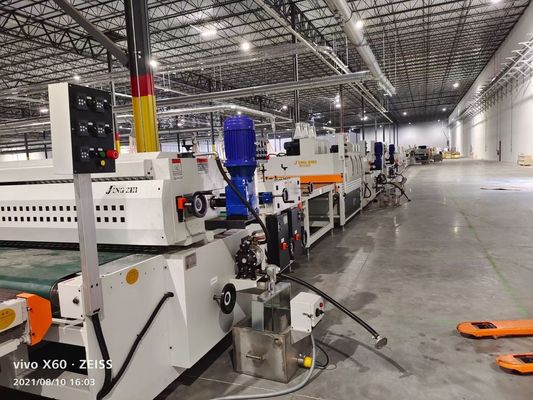 PLC Hot Melt Coater Laminator UV Coating Machine Untuk Kayu